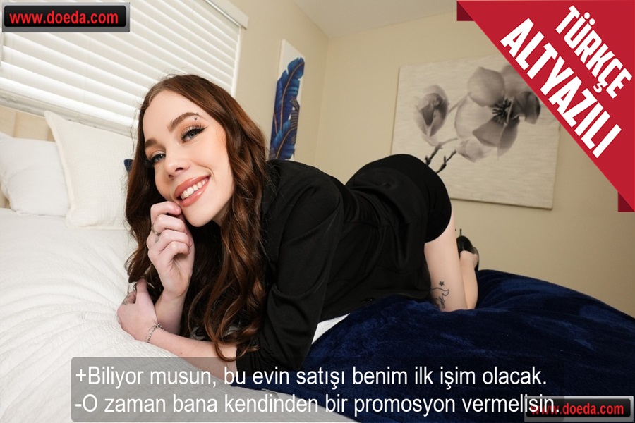 Emlakçı Kızın Kadınsı Dişiliğini Kullanarak Sattığı İlk Ev Olacak